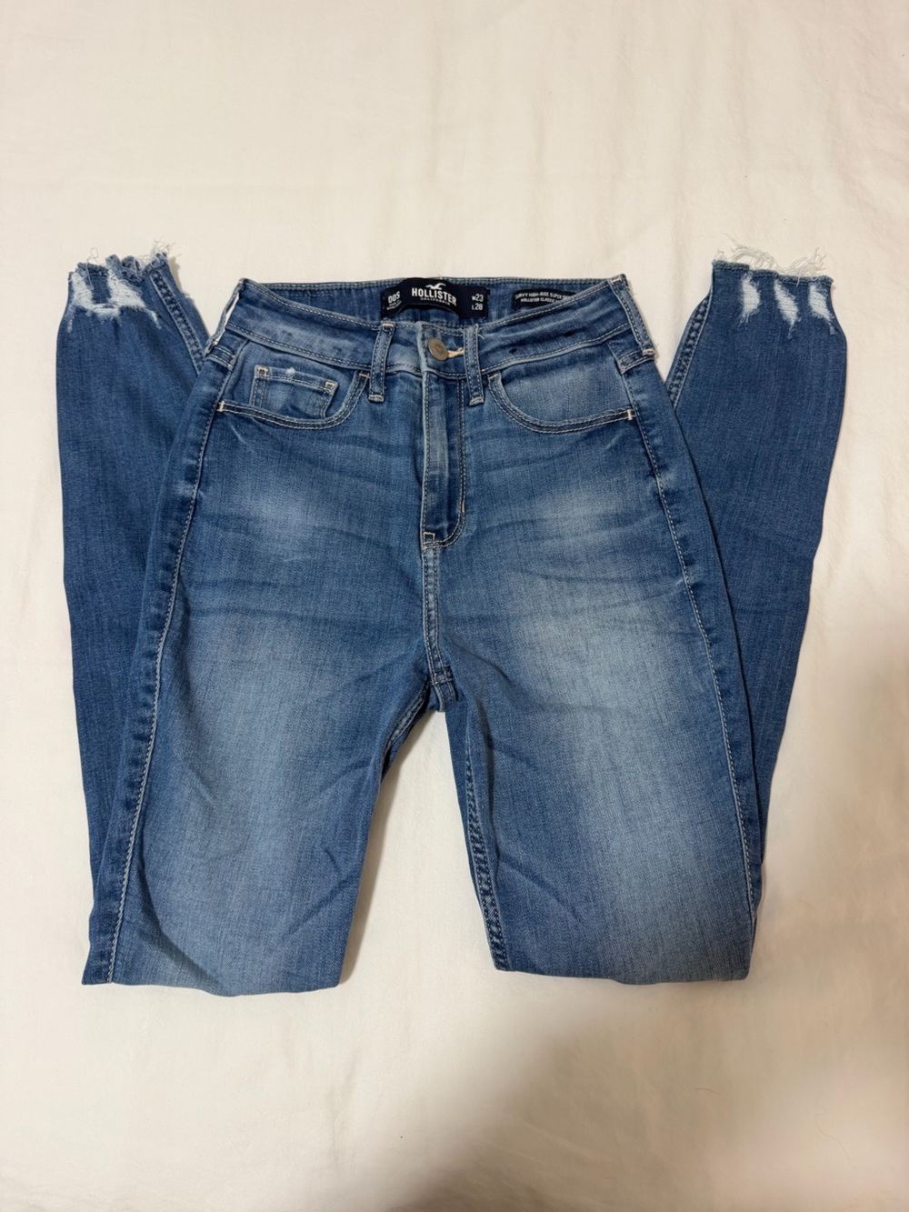 Hollister curvy high rise super skinny jeans